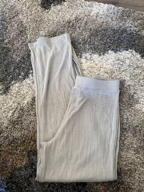 Auden Light Gray Knit Pajama Pants
